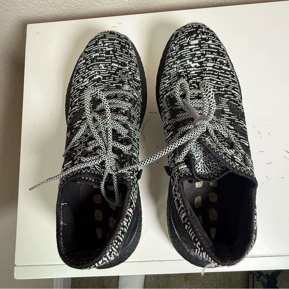 Adidas Pure Boost Limited Oreo S80704 Size 11.5 Mens Sneakers Shoes - Picture 8 of 8